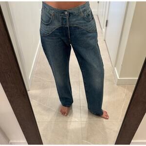 Vintage two toned Levi jeans